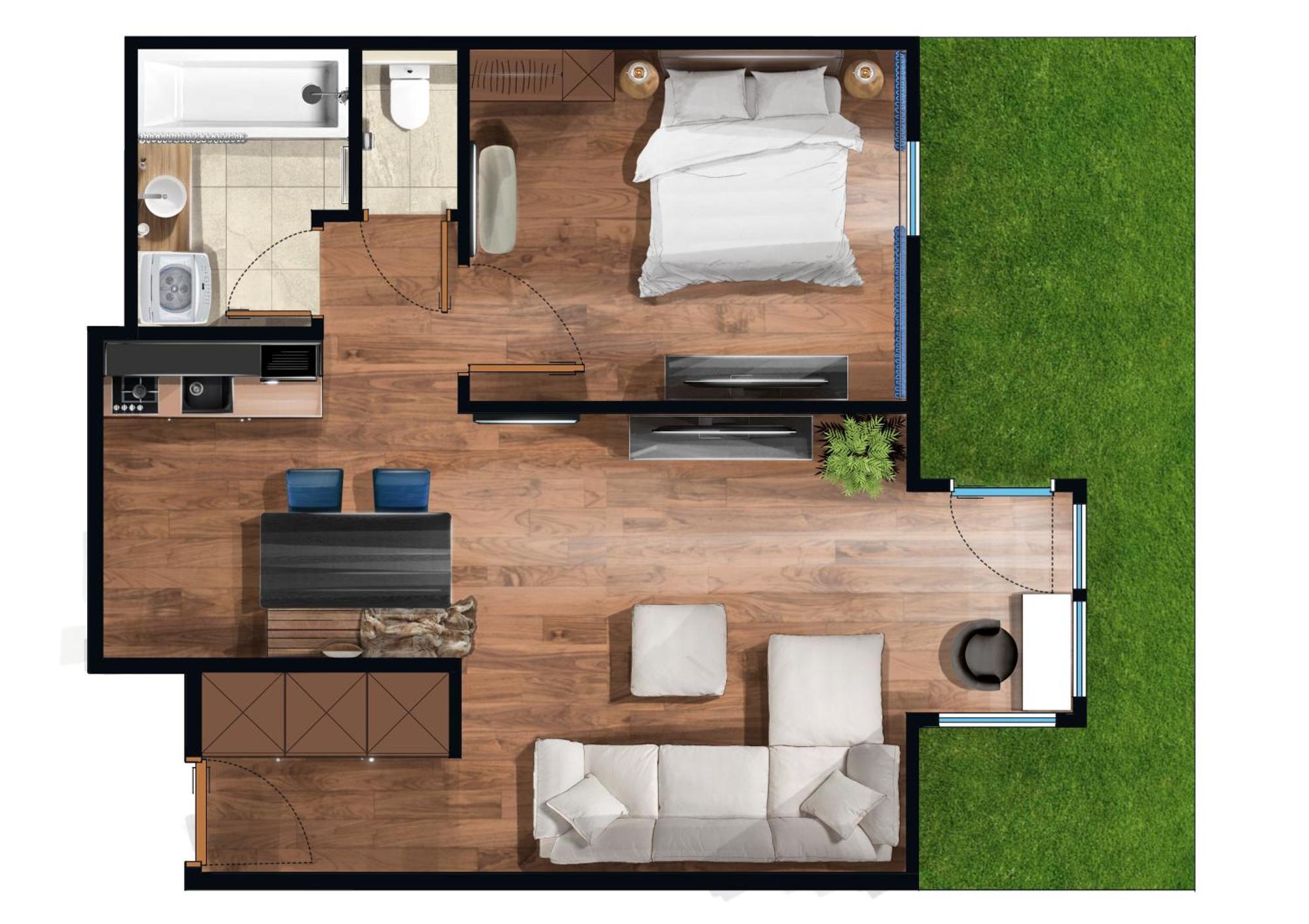 Gr8 Garden - Apartment 48Sqm - Free Parking — Photos 1